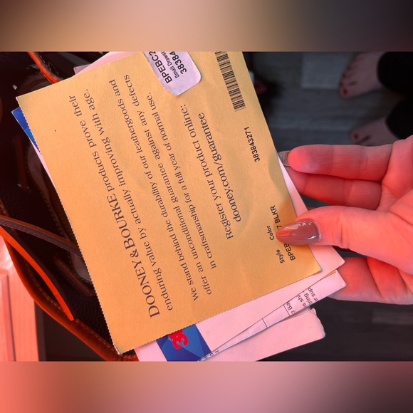 Dooney & Bourke Black and Tan Crossbody Bag - Picture 10 of 10